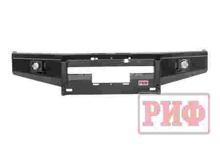 Бампер передний Toyota Land Cruiser 76/78 2007+ c доп. фарами, под штатную лебедку